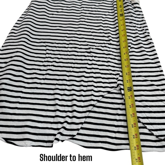 Frank & Eileen Black White Stripe Tee Lab Tank Capsule Comfort Coastal Size S - Picture 11 of 11